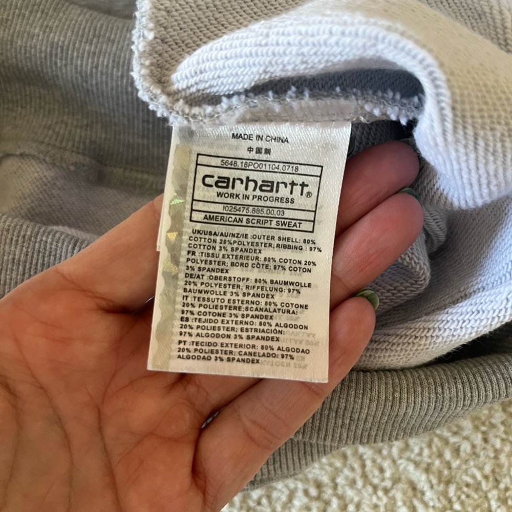 Carhartt WIP American Script Sweatshirt- Unisex - Picture 6 of 10